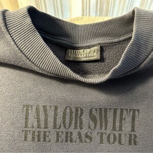 RARE Taylor Swift The Eras Tour Blue Crewneck, US Dates